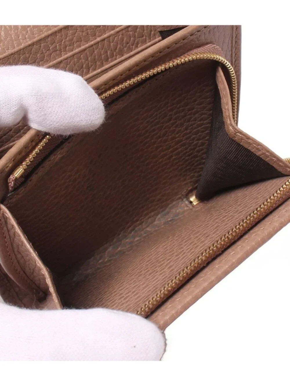Gucci Bifold Wallet Beige - Picture 9 of 10